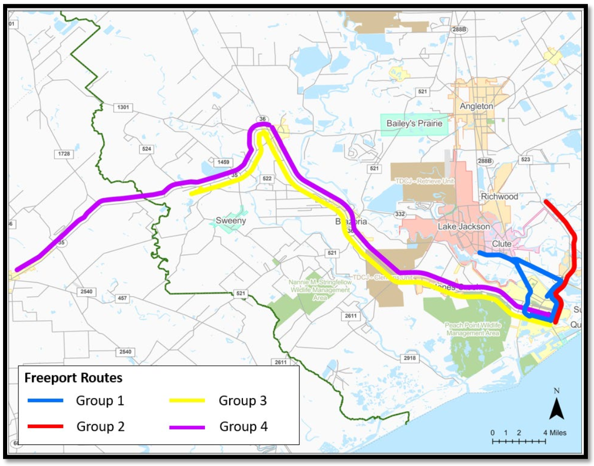 Port Freeport Permit Map